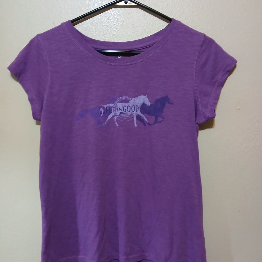 Life is Good Purple Kids Short Sleeve Tee